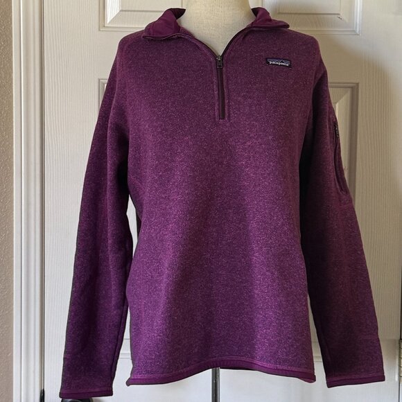 Patagonia Women's 1/4 Zip Fleece Pullover Better Sweater Jacket XL - Picture 1 of 6